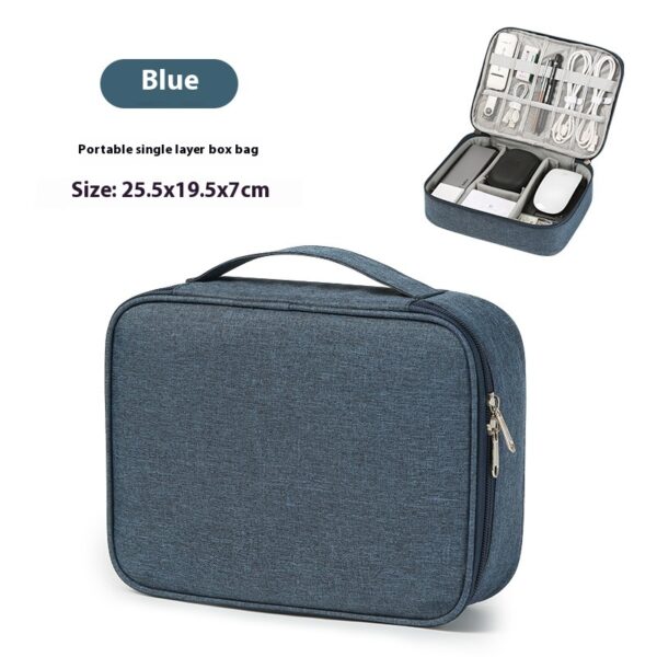 Data Cable Storage Bag Mobile Power Box Travel Portable Digital Accessories Organizing Folders - Image 7