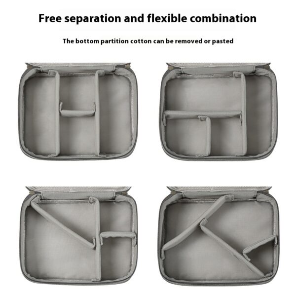 Data Cable Storage Bag Mobile Power Box Travel Portable Digital Accessories Organizing Folders - Image 4