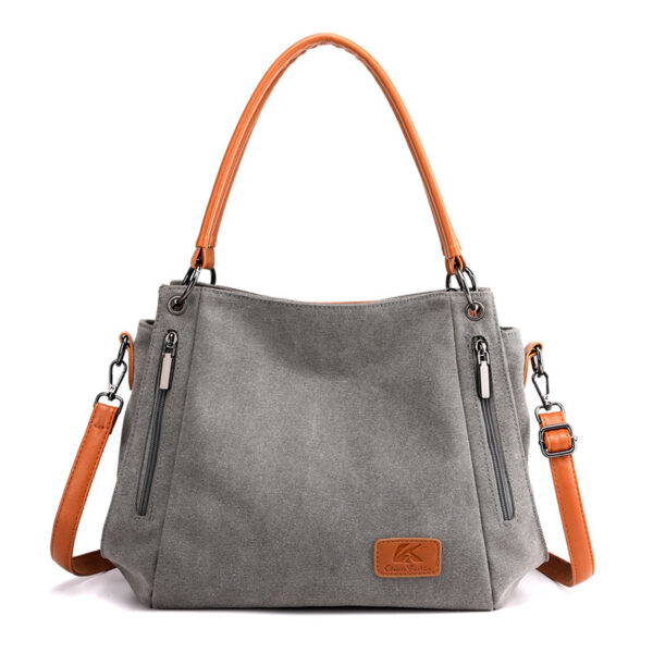 Canvas Bag Female Retro Literature And Art Big Bag Mother - Image 5