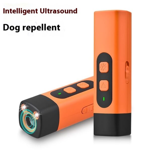 Pet Dog Repeller Ultrasonic Dog Training Device Rechargeable Anti Dog Bark Deterrent Device With LED Flashlight Pets Supplies - Image 2