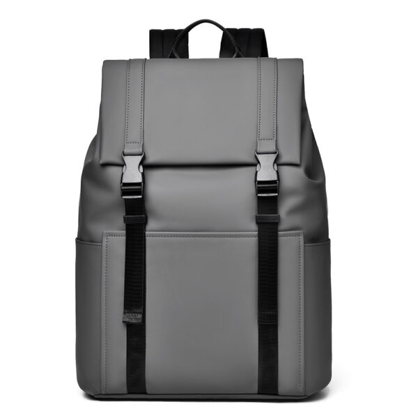 Men's Stylish Backpack With Side Pockets, Great For College And Outdoor Activities, Sturdy & Roomy - Image 5