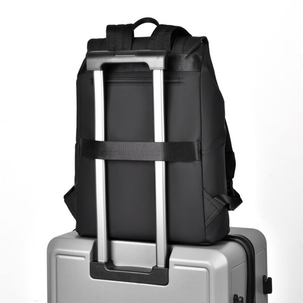 Men's Stylish Backpack With Side Pockets, Great For College And Outdoor Activities, Sturdy & Roomy - Image 7