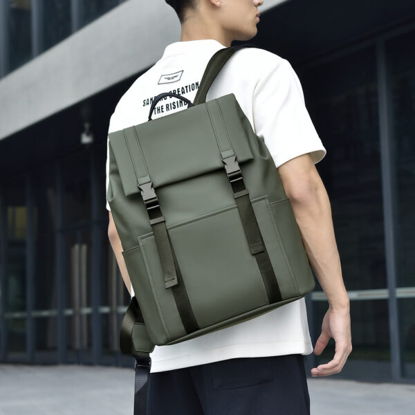 Men's Stylish Backpack With Side Pockets, Great For College And Outdoor Activities, Sturdy & Roomy - Image 6